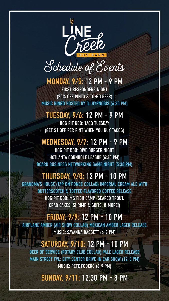 This week at the Bus Barn!