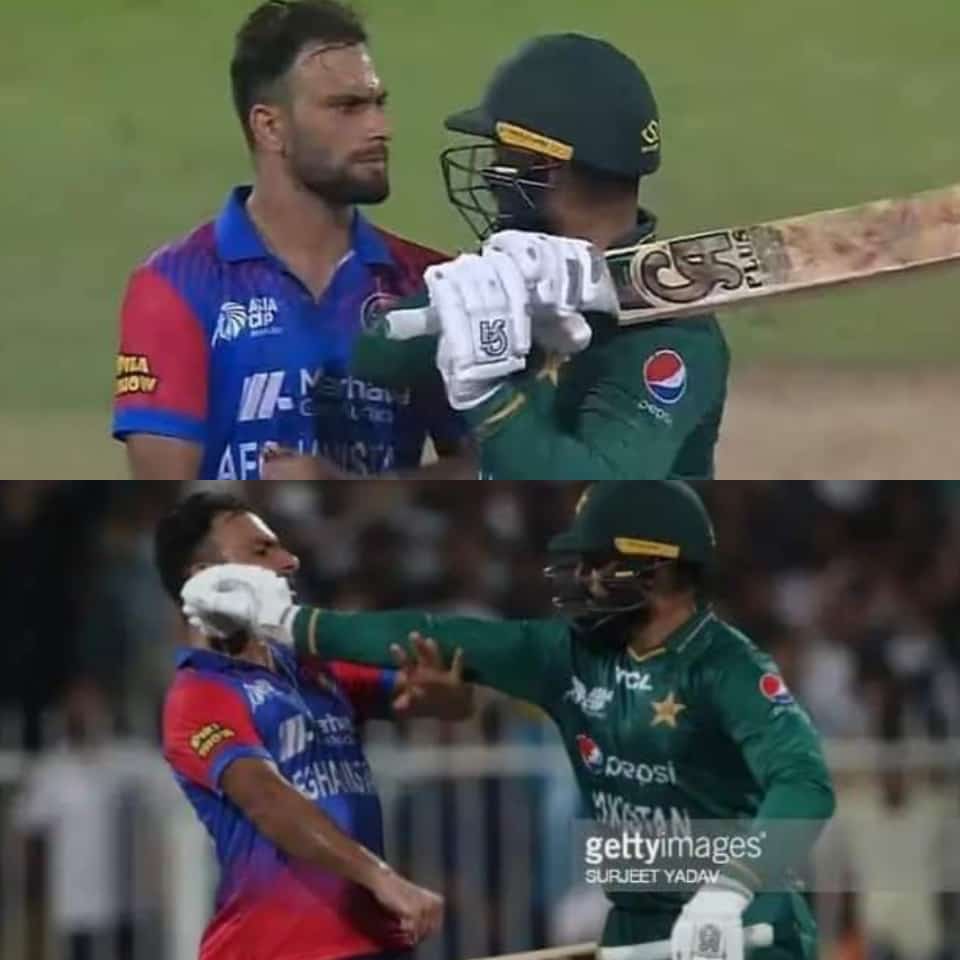 _Shkel's tweet photo. 🔦کھیل ہمیشہ کھیل ہوتا ہے افغانی پلیئر کو آصف علی کے ساتھ اس طرح کا سلوک نہیں کرنا چاہیے تھا ۔ ان سے اچھے تو بھارت کے کھلاڑی تھے جنہوں نے ہارنے کے باوجود کوئی غلط رویہ نہیں اپنایا 😡
Asif Ali https://t.co/XUQxqlzFvn