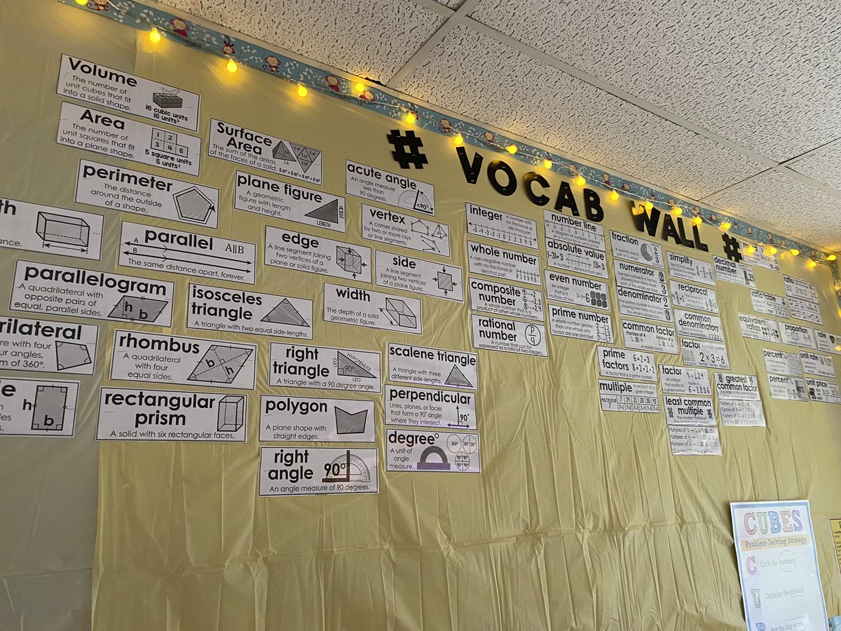 JacobHicks94's tweet photo. Visiting classrooms is the best part of the job! I had the privilege of visiting Ms. Maereg who is a first year CM at Penn-Griffin! Even though she teaches math she included a vocab/word wall in her room to help her students! The ELA teacher inside of me is so happy! @OneDay_NC https://t.co/0aXihx35Mq