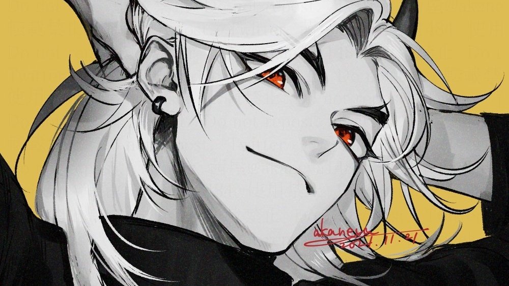 ⠀
⠀⠀⠀⠀    ⠀༒ : arataki itto
⠀⠀⠀⠀27(1) años –  no canon  
  ⠀⠀demon au not new in #girp 
⠀