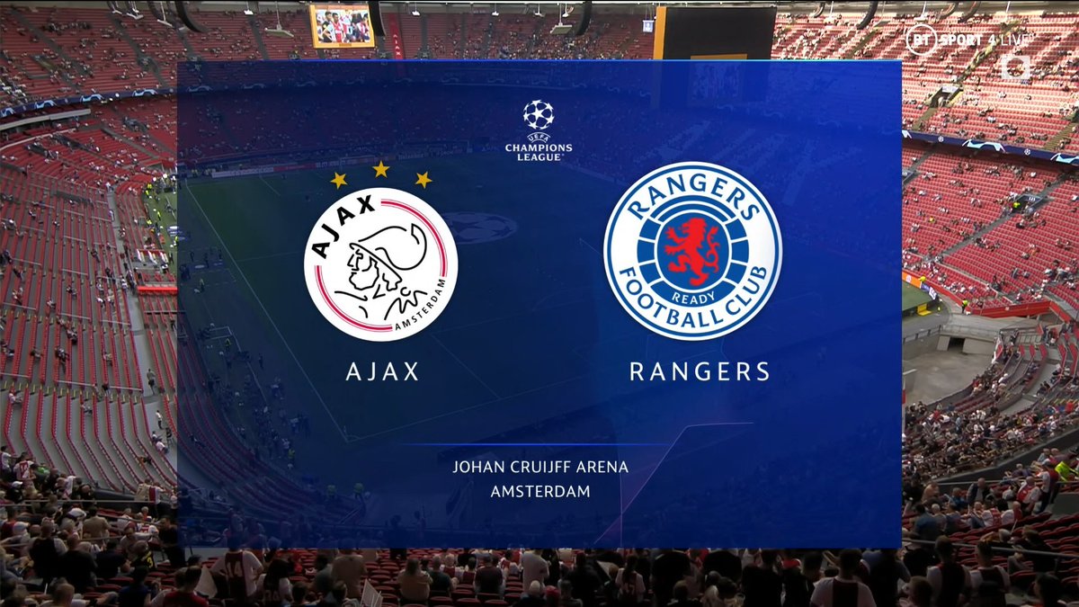 Full match: Ajax vs Rangers