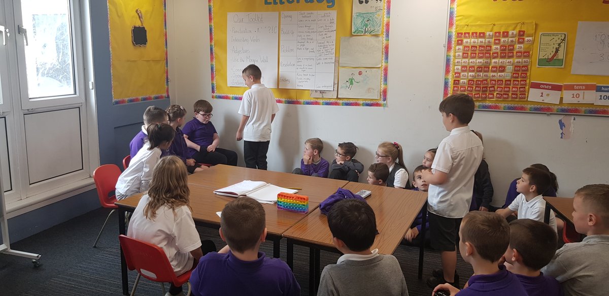 Darnley_Primary's tweet photo. Primary 4a had a blast in drama this week. We were acting out resolutions to travel problems. We worked on our facial expressions, body language and tone of voice. Everyone did an amazing job! https://t.co/276e6LWGib