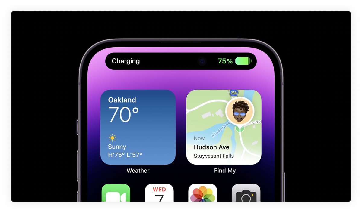 creative_vrl's tweet photo. #iPhone14  ...using the camera cutout as part of the UI is very clever 😎
Pre-book now @PoojaraTelecom https://t.co/uXnDOEEzoh