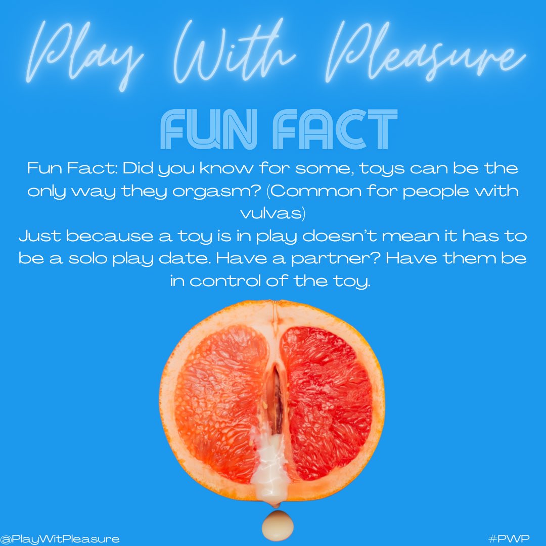 PlayWitPleasure's tweet photo. #PlayWithPleasure #PWP #FunSexFact https://t.co/X2zoQ13coS