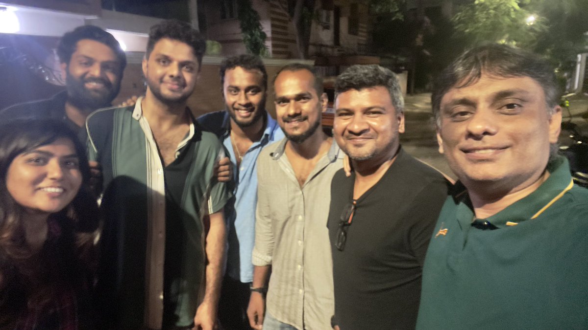 _gbalaji's tweet photo. #TeamGVM #VendhuThanindhathuKaadu DOP @nunisiddhartha @SarangThiagu @Preethisrivijay @anirudhsriraman #RamKumarArumugam #Jaikanth https://t.co/NOWi7SkfvA