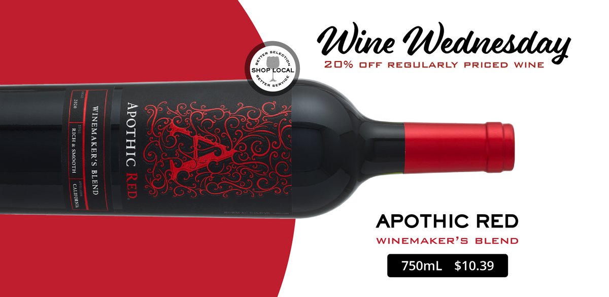 Try this delicious <a href="/ApothicWine/">Apothic Wine</a>  Winemakers Red Blend for 20% off at Legacy Today! 

Shop LegacyLR.com