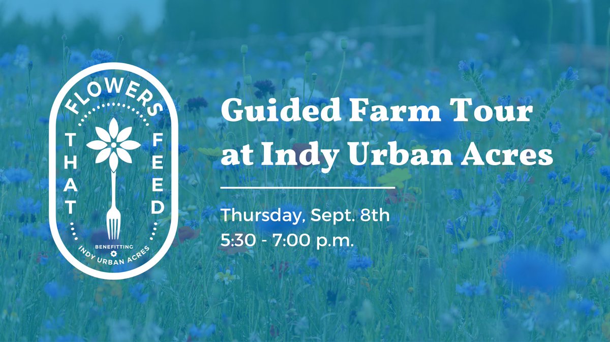 Indy Urban Acres (@indyurbanacres) on Twitter photo Our Sept 8 Farm Tour and Bouquet Arrangement Class is TOMORROW, and there are very few tickets left. Grab a drink from <a href="/8thdaydistiller/">8th Day Distillery</a> and learn the art of farm fresh bouquets!
Get your ticket before its too late - bit.ly/3Ci2RhK Our Sept 8 Farm Tour and Bouquet Arrangement Class is TOMORROW, and there are very few tickets left. Grab a drink from <a href="/8thdaydistiller/">8th Day Distillery</a> and learn the art of farm fresh bouquets!
Get your ticket before its too late - bit.ly/3Ci2RhK
