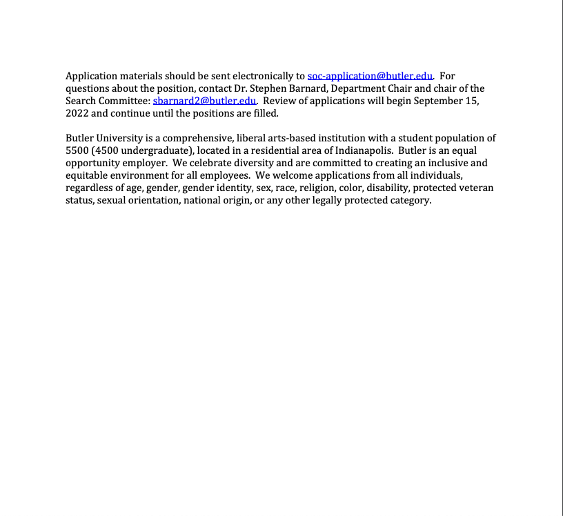 teighamae's tweet photo. Hey Academic Kinfolk, 
My college is hiring two TT positions in Digital/Public History and 19th Century to Reconstruction. AND two TT in Sociology/Criminology. Feel free to reach out with questions or for job market material prep! 
https://t.co/kynRm1qba2 https://t.co/OP1jO0fHlW