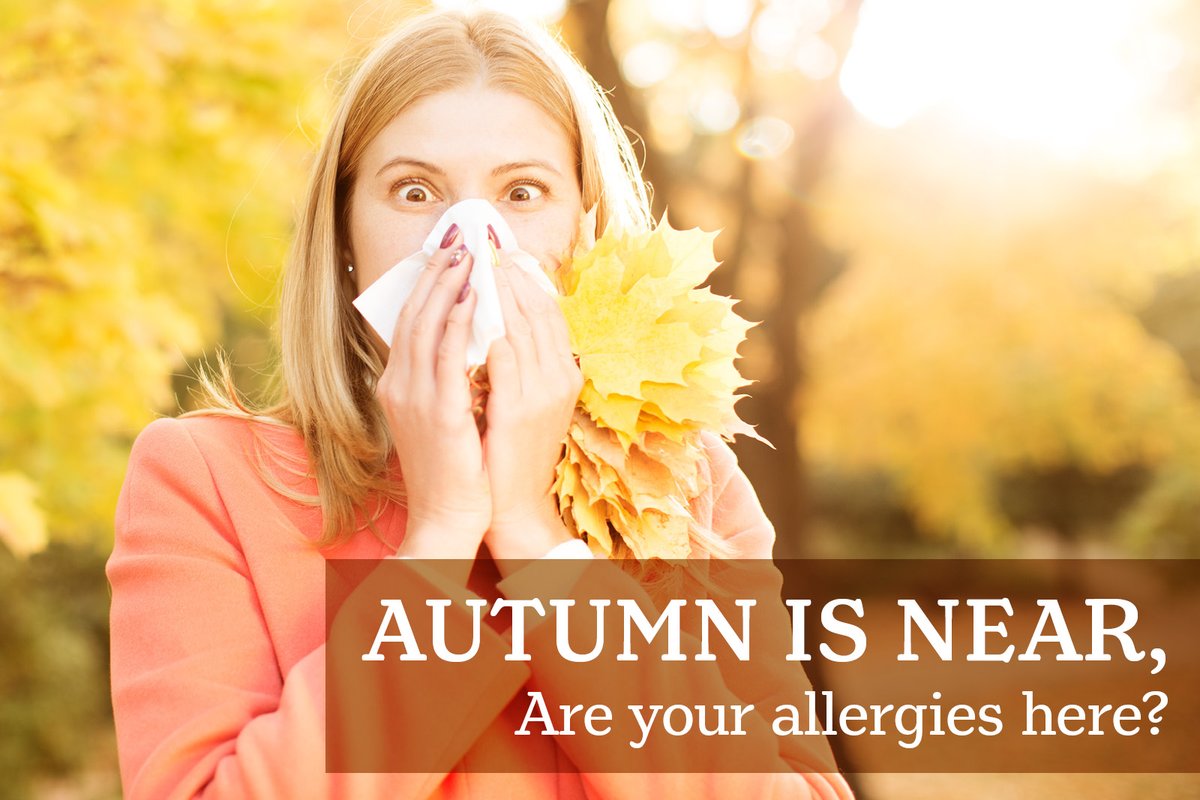 Autumn is near, are your allergies here? If you suffer from fall allergies, talk to us on ways we can help manage your symptoms this season!