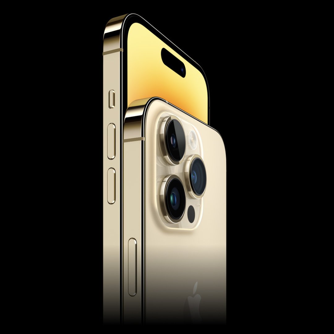 Mozilliondotcom's tweet photo. iPhone 14 Pro and Pro Max have been unveiled.

📺 6.1" or 6.7" display
💦 IP68 water and dust resistance
💨 A16 Bionic Chip
📷 48MP main camera
📸 12MP ultra wide camera
🔭 3x optical zoom
✨ Night mode

Deep Purple, Gold, Space Black and Silver.

Which is your favourite? https://t.co/KwMVQjDyYL