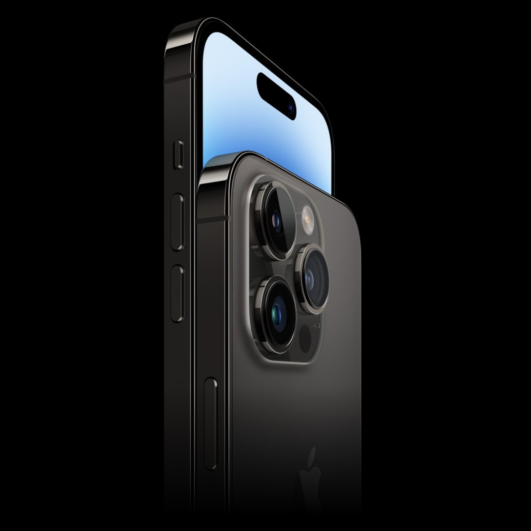 Mozilliondotcom's tweet photo. iPhone 14 Pro and Pro Max have been unveiled.

📺 6.1" or 6.7" display
💦 IP68 water and dust resistance
💨 A16 Bionic Chip
📷 48MP main camera
📸 12MP ultra wide camera
🔭 3x optical zoom
✨ Night mode

Deep Purple, Gold, Space Black and Silver.

Which is your favourite? https://t.co/KwMVQjDyYL