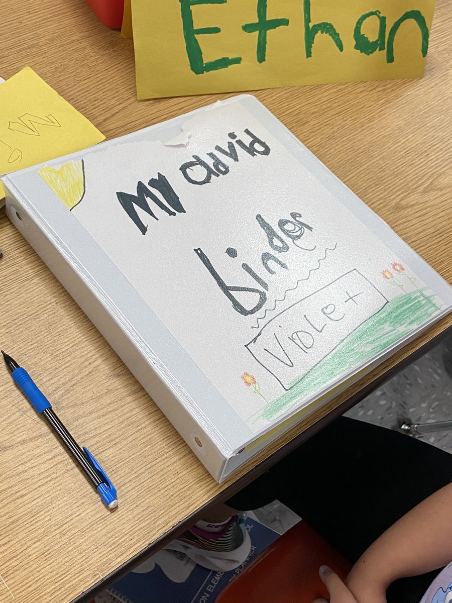 randomly_shawn's tweet image. Some of our Third Graders at Cecilton Elementary have their @AVID4College binders ready to go!