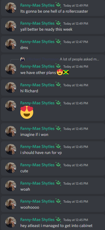 people (amelia (who has sent 269 messages since jalen won) + alora) are cozying up to BUK cuz jalen won💀

this is after months of criticizing buk

womp womp you lost