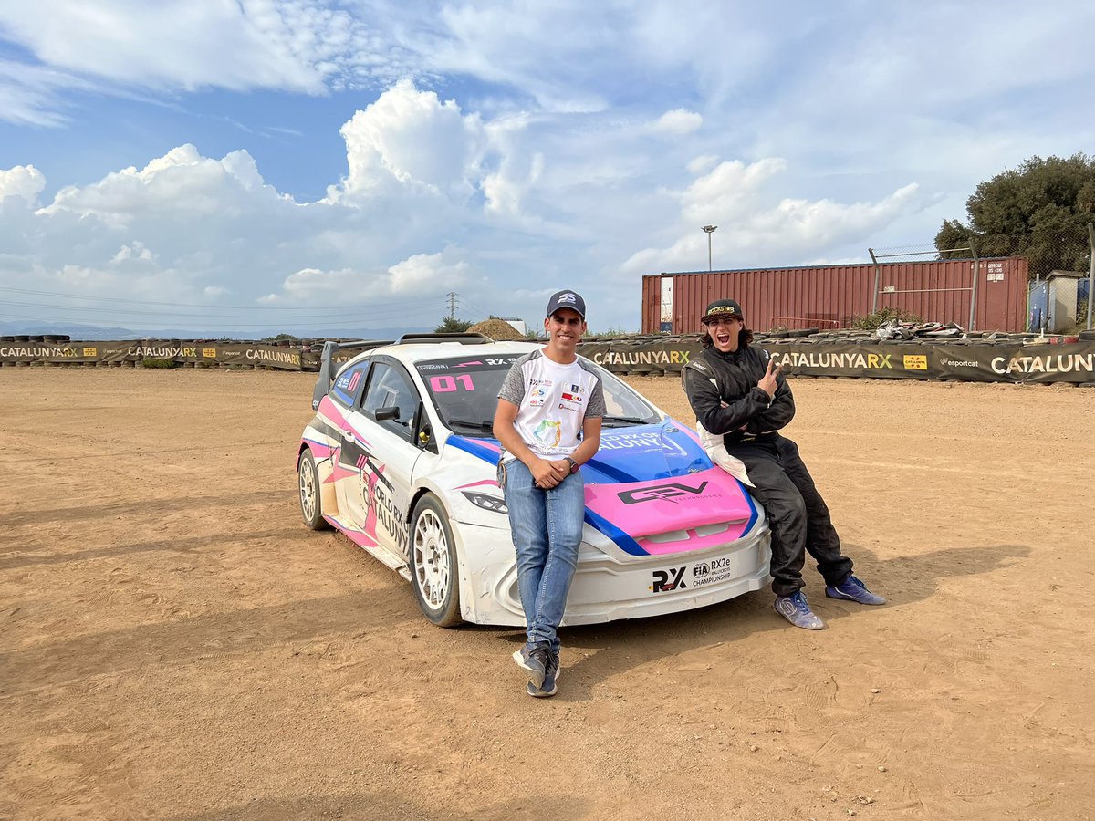 TEST DAY con <a href="/pablo_suarez05/">Pablo Suárez</a> 🤘🏼🤘🏼 Estos bichos son una pasada🤘🏼 ¿nos veremos en el <a href="/CatalunyaRX/">Catalunya RX. Barcelona. Spain</a> ?🤔