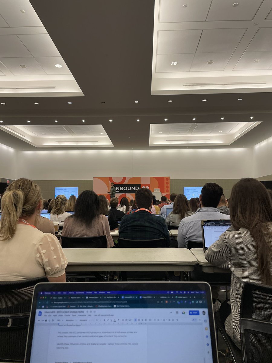 Roryhope's tweet photo. Speaking at @INBOUND for @HubSpot was a fantastic experience! 🚀

Here are the slides and workbook to create your own SEO personas👇 

https://t.co/9YINp4phFm https://t.co/b1BOSzU7q1