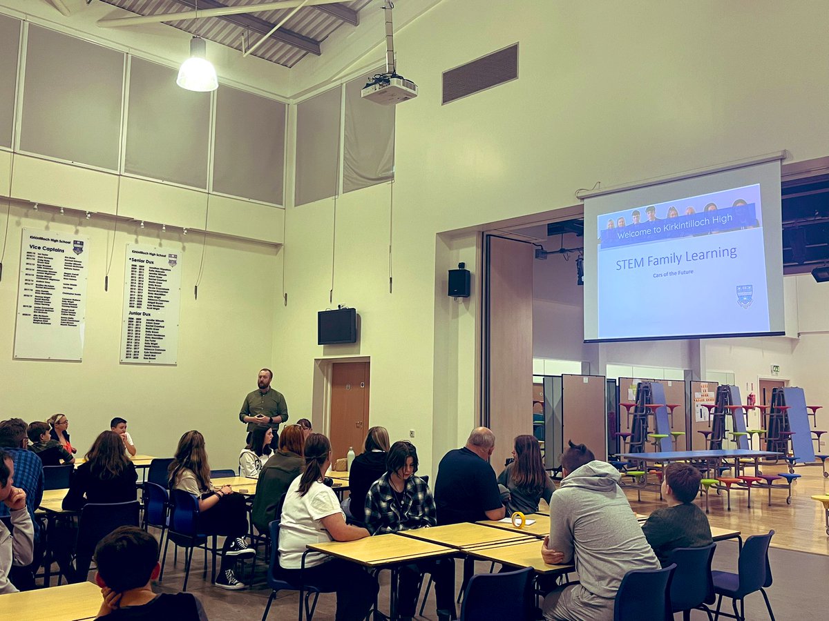 It was fantastic to welcome our families this evening for the first session of our STEM Family Learning programme!  A lovely atmosphere and sone great participation. Thank you <a href="/MrLawKHS/">Mr Law</a> for leading this and to Mrs Dwyer for supporting.  A special thanks to our families! ❤️