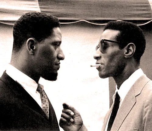 Sonny Rollins with Max Roach. Happy 92nd birthday Sonny! Thank you for all the music! 