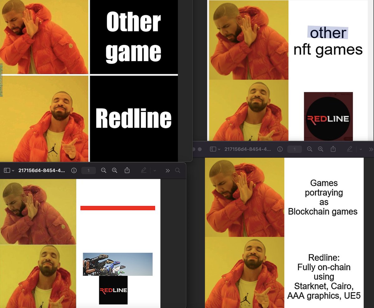 Redline tweet media