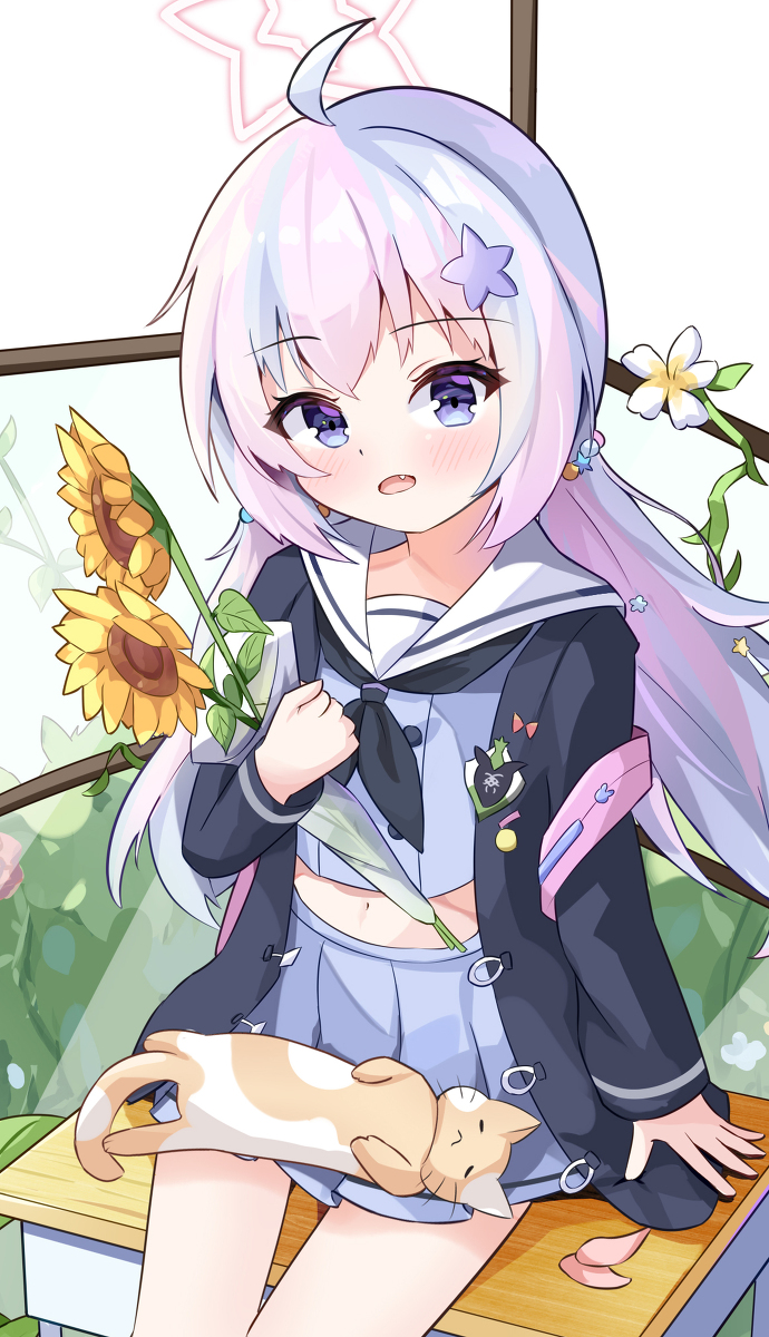 setumaker's tweet photo. flower room #宇沢レイサ #ブルーアーカイブ #ブルアカ #bluearchive https://t.co/BjNSaE8dXF https://t.co/pvsDrkHz5N