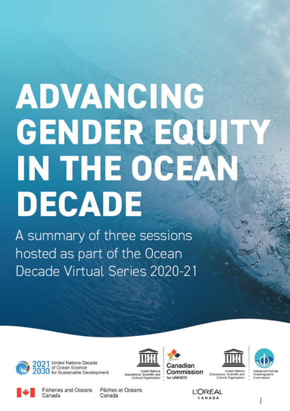 UN Ocean Decade (@unoceandecade) on Twitter photo 📢NEW REPORT👩🔬As part of broader efforts to advance #gender equity in #ocean #science, <a href="/FishOceansCAN/">Fisheries and Oceans</a>, <a href="/CCUNESCO/">CCUNESCO</a> & <a href="/IocUnesco/">UNESCO Ocean</a> co-hosted 3 gender-themed sessions, as part of the #OceanDecade Virtual Series.👉bit.ly/3cOkvPN💯Thank you to all our partners for your support🙏🏽 📢NEW REPORT👩🔬As part of broader efforts to advance #gender equity in #ocean #science, <a href="/FishOceansCAN/">Fisheries and Oceans</a>, <a href="/CCUNESCO/">CCUNESCO</a> & <a href="/IocUnesco/">UNESCO Ocean</a> co-hosted 3 gender-themed sessions, as part of the #OceanDecade Virtual Series.👉bit.ly/3cOkvPN💯Thank you to all our partners for your support🙏🏽