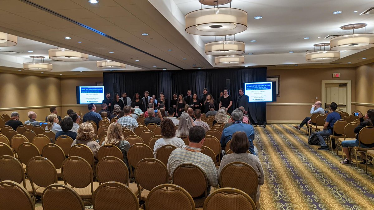 SWBTS's tweet photo. This week at #SING22 the Southwestern A Capella Choir performed for over 7000 people! We are so proud of these @SWBTSMusic students. https://t.co/7ZG1mmGYg2