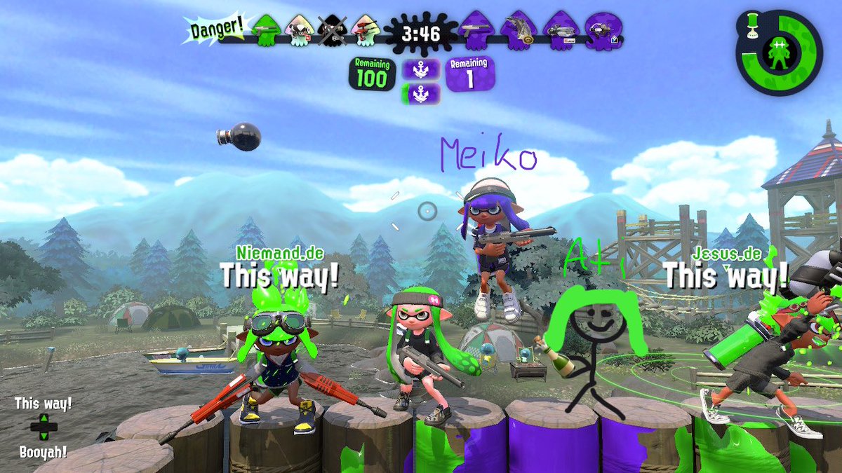 Had a good and last run at Paddling Pool in splat 2!!
We got 6th place out of 19
That was also the last tournament with our old roster, thank you for playing <a href="/Niemand_spl/">Niemand</a> @JesusNeu02 and bat!

roster:
<a href="/Ati087/">Toad Spl</a> - Squeezer
@JesusNeu02 - Kbot/K52
<a href="/Niemand_spl/">Niemand</a> - VDS
<a href="/lucyfer_z/">lucyfer</a> - Zap