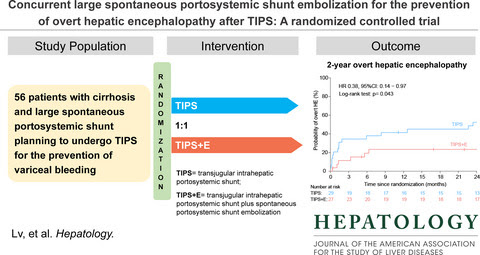 HEP_Journal's tweet photo. Lv Y et al. Concurrent large spontaneous #portosystemic shunt embolization for the prevention of overt hepatic #encephalopathy after #TIPS: A randomized controlled trial
#LiverTwitter
https://t.co/dpA7ZRqiJO https://t.co/5xsFyd1Nkl