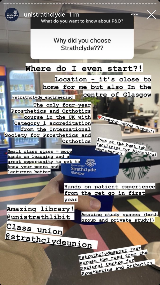 One of our fab 2nd year Prosthetics &amp; Orthotics students took over the <a href="/UniStrathclyde/">University of Strathclyde</a> Instagram today to celebrate #PandODay22 <a href="/BAPO2/">BAPO</a> check it out here 👇🏻 instagram.com/stories/unistr…