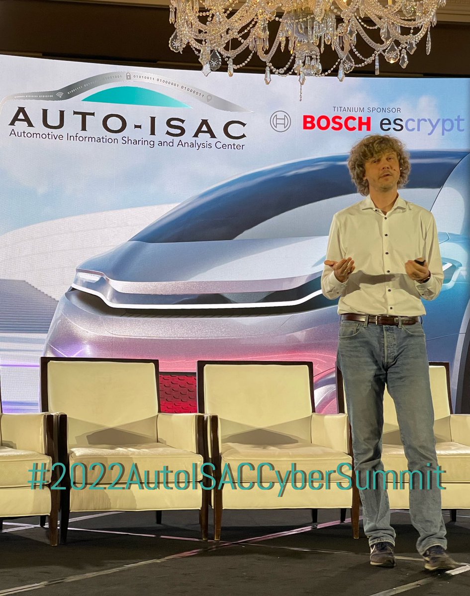 AutoISAC's tweet photo. Maturing Automotive Cybersecurity Futures #2022AutoISACCyberSummit https://t.co/y4Kryi0hJv