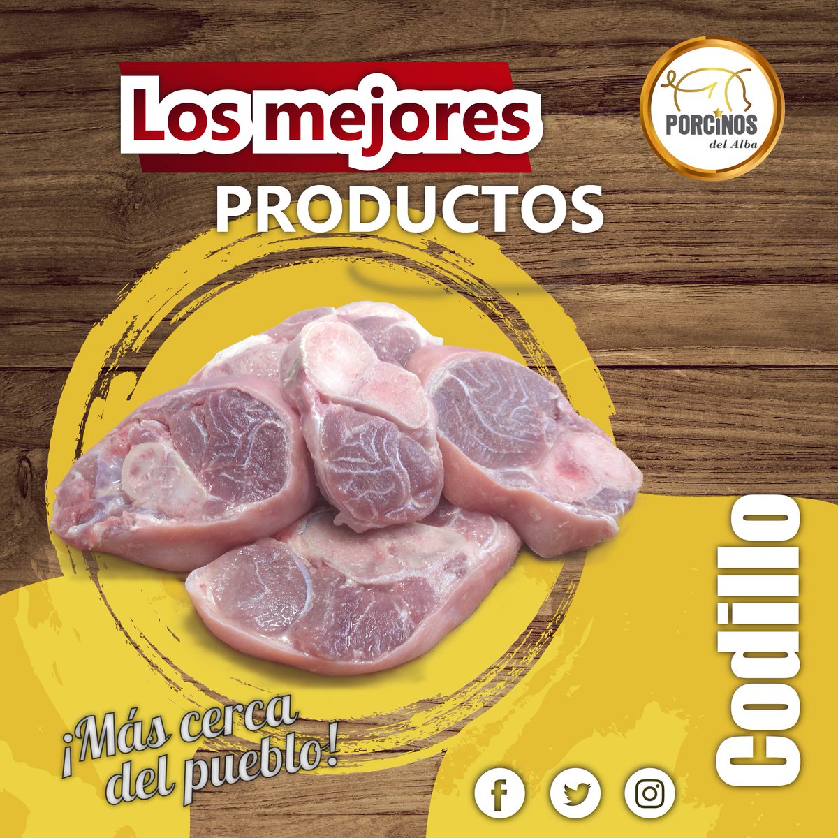 emsporcinos's tweet image. 🐷🥓🍖 Con mucha satisfacción seguimos produciendo y llevando proteína al pueblo venezolano, carne de cerdo a precios accesibles desde las 09:00 am.
Te ofrecemos hoy #chuletón, #codillo, #Chorizo
Bodegón Barquisimeto: de Lunes a Viernes de 9:00 am a 3:30 pm. Horario Corrido.