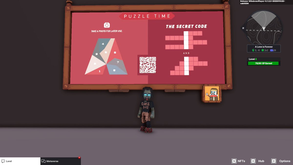 ZeethaSittha's tweet photo. @LuluLand_World @TheSandboxGame @AzukiOfficial @borgetsebastien Good luck guys! I cracked the code already... well not exactly lol. @CaptainnREXXX @attachot_k @PuiRakrat @AK47hat @booblooh @ParadisePrame @PMasmello
#AZUKIDAY #SandFam https://t.co/hSX3CrItyL