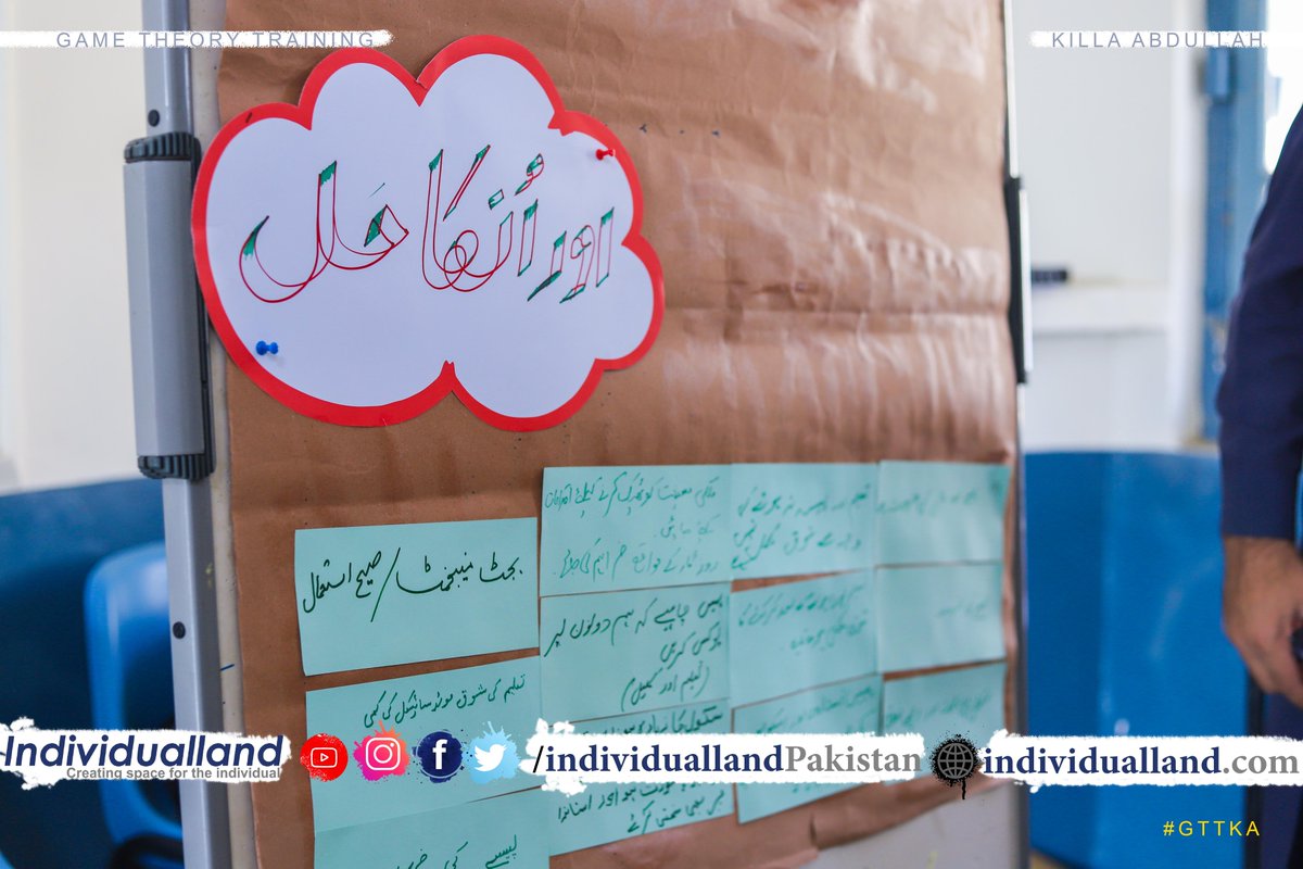 individualland's tweet photo. Day 2 of Game Theory Training in #KillaAbdullah.

#GTTKA https://t.co/Gek72XtvDw