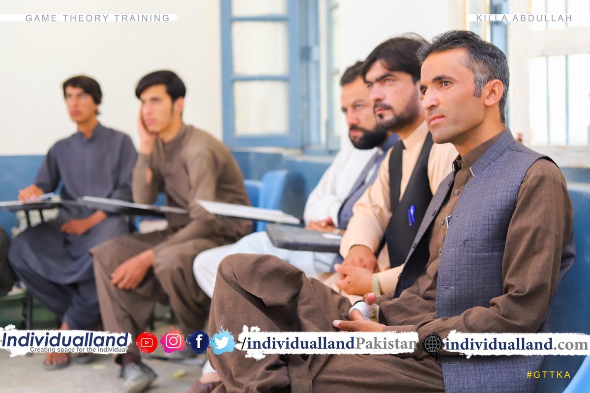 individualland's tweet photo. Day 2 of Game Theory Training in #KillaAbdullah.

#GTTKA https://t.co/Gek72XtvDw