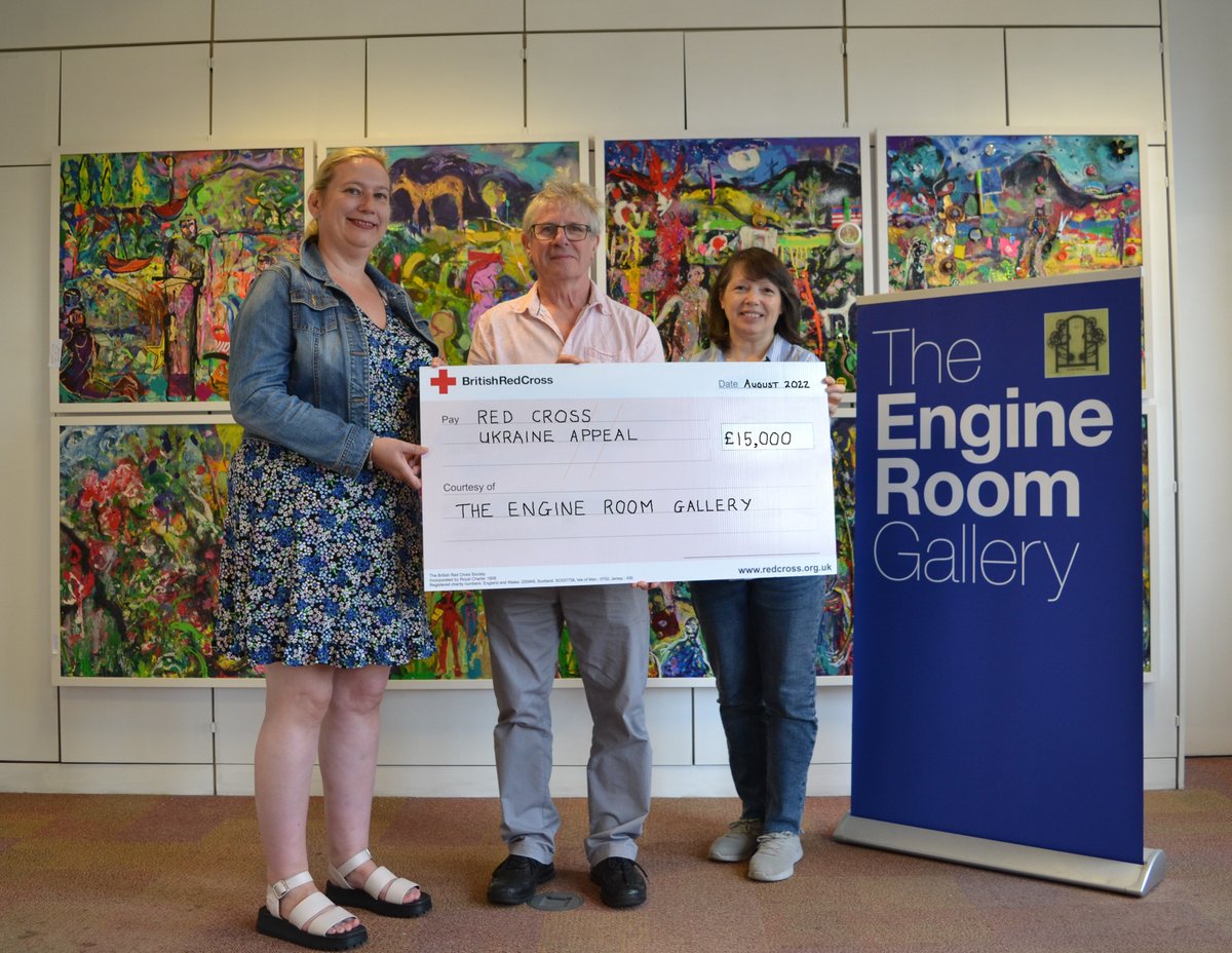 Thank you to everyone who contributed in all the different ways to raising £15,000 to help Ukrainian refugees. On Tuesday 30th August 2022, a cheque for £15000 was handed over to Charlotte King, Senior British Red Cross Regional Fundraiser for Northern Ireland &amp; Isle of Man.