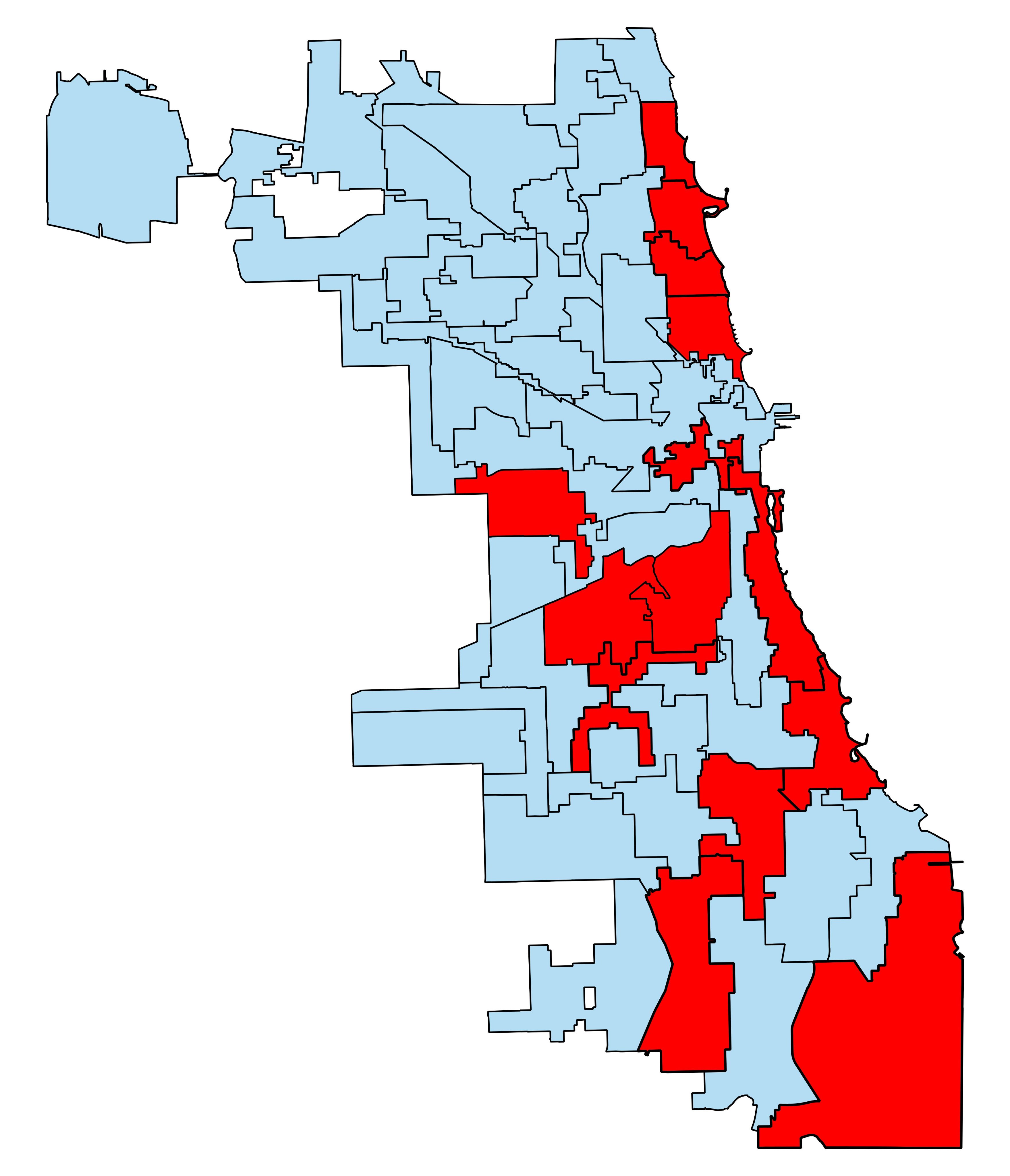 Chicago Numtot 🚇🚌🚲 On Twitter In The 2023 Chicago City Council Election 14 Wards Red Will