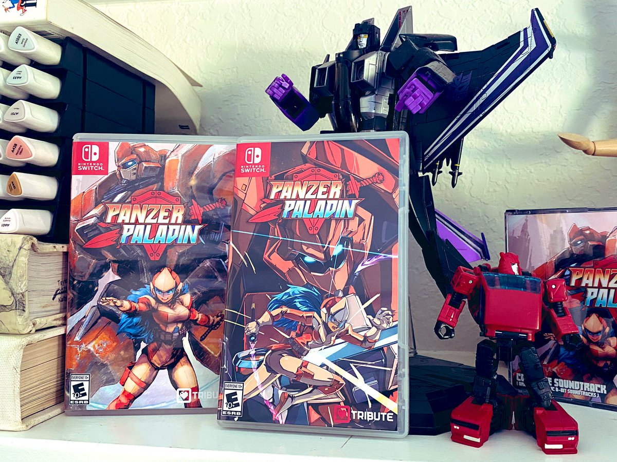 Finally got the full spread for #panzerpaladin box art variants and collectors edition for #Gaiares (one of my all time favorite shmups!) I'm gonna have to boot up my original Sega Genesis and 19" Sony Trinitron to check out the repro cart🔥🔥🔥

Cheers! @LimitedRunGames 