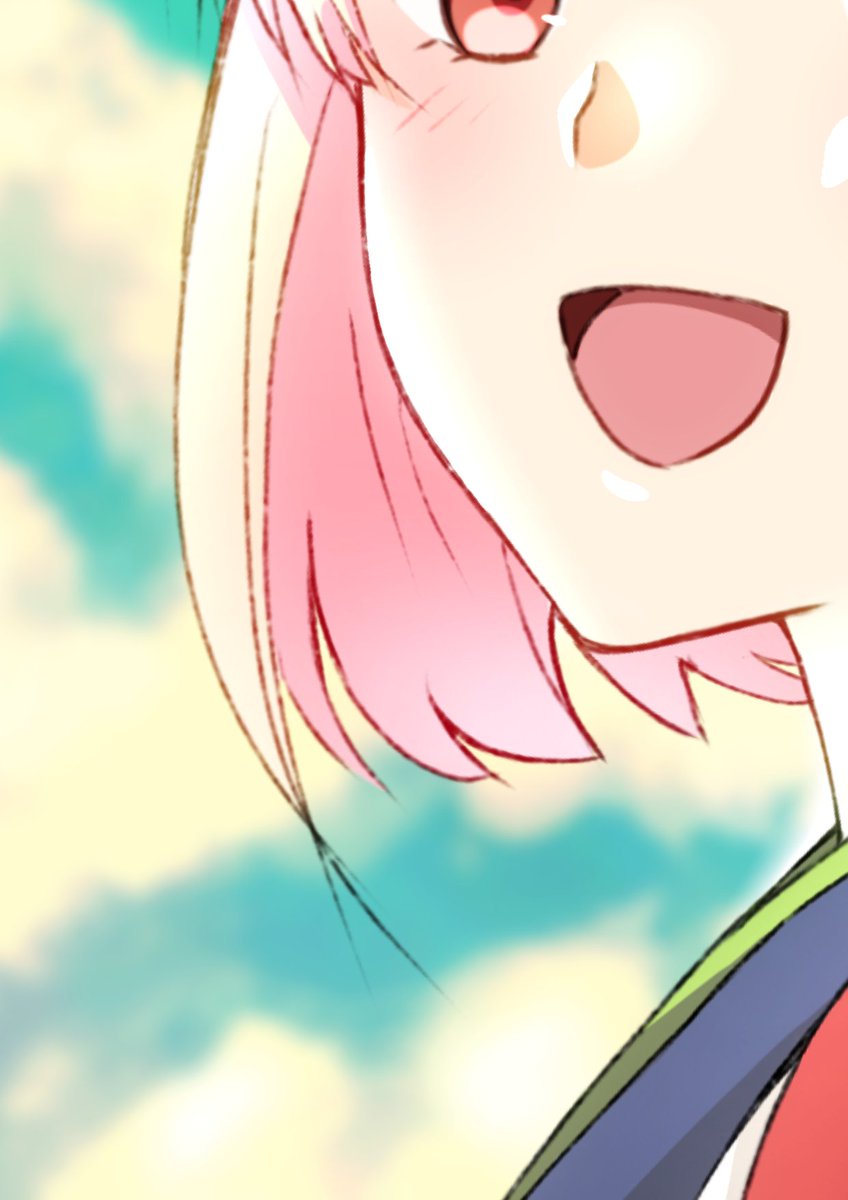 錦木千束 「初リコリコイラストが出来上がりそうではあるんだけど、背景入れるとどうやっても絵が」|くれはのイラスト