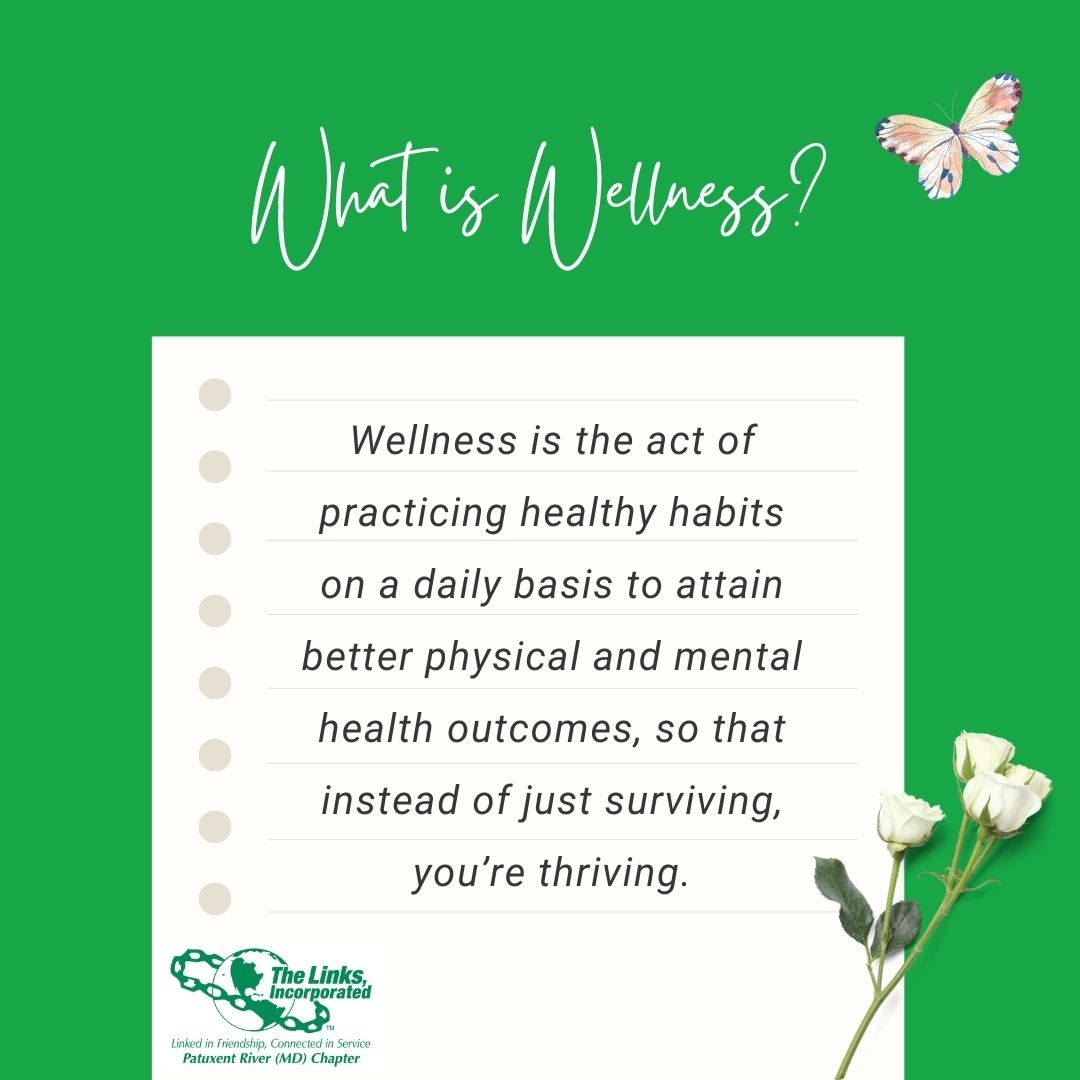PRCMDLinks's tweet photo. Take a moment this Wednesday to think about being well... mind, body and spirit! #wednesday #WellnessWednesday #TheLinksInc #PRCLinks βοΈπ https://t.co/7FTXB0RT4S