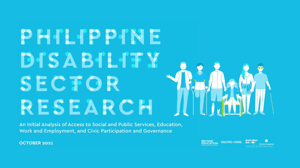 InclusionPH's tweet photo. Many persons with disabilities still experience barriers in accessing and fully participating in public, social, political services. Evidence-based policy development and implementation is key to reduce barriers and advance rights.

📖 Read the full paper: https://t.co/f28BZb5TD6 https://t.co/Z55u4q4OZ2