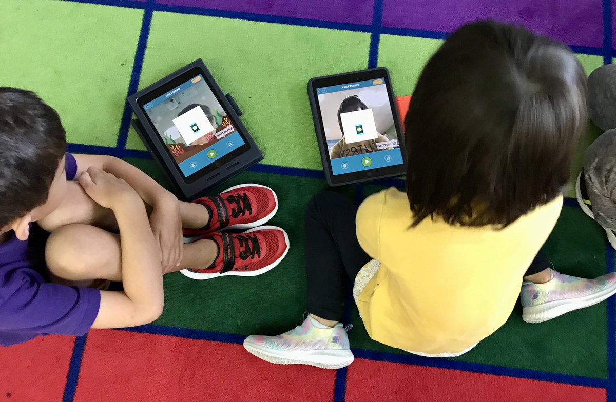 MrsEstes8's tweet image. Kinder students @HebronValleyES were excited to create a @ChatterPixIt Kids project. They are ready to start integrating tech in stations!👏🏼 #OneLISD #DigitalLISD