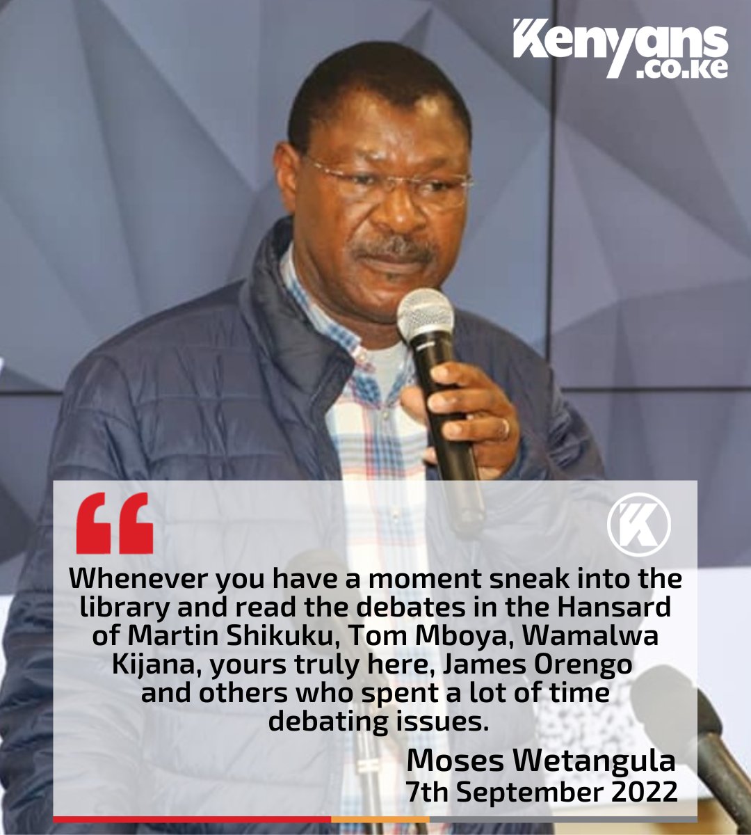 Kenyans's tweet photo. Wetangula's advice to new MPs https://t.co/u6sRUW8LmU