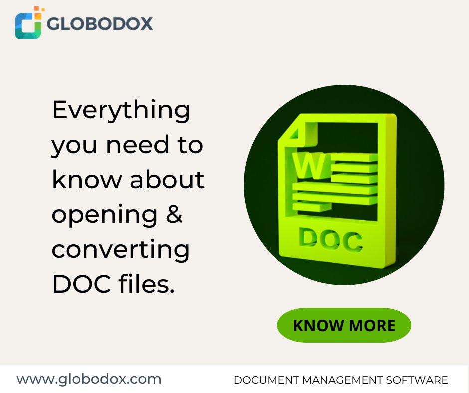 globodox's tweet photo. Did you know Microsoft Word first introduced the DOC format back in 1983?
Here is everything you need to know about opening & converting DOC files
*https://t.co/9hDdE69Q5D *
#documentmanagement #docfile #wordfile #godigital #gopaperless https://t.co/kA2F2I7l3V