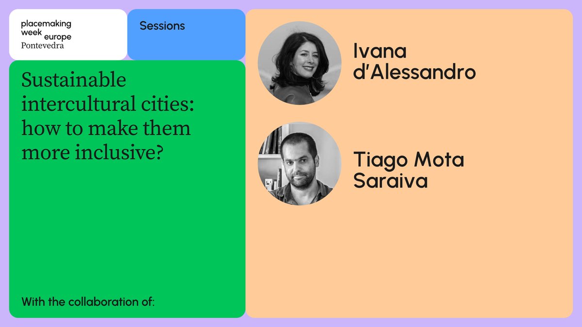 🇪🇺🌱<a href="/Napolivana/">Ivana d'Alessandro</a> from @ICCities and <a href="/tiagoms/">tiago mota saraiva…</a> from <a href="/ateliermob/">ateliermob</a> will host a session which will examine how #greening strategies can be used to help build more #inclusive cities.
🎟️Join: lnkd.in/efVrwzPP