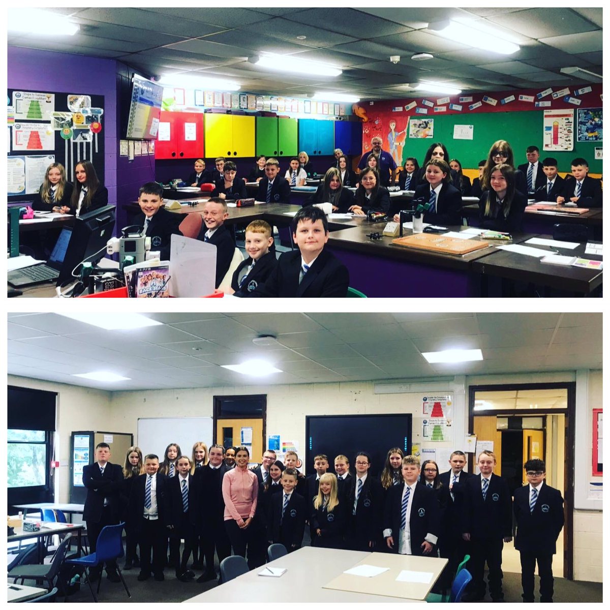 missmorriscym's tweet photo. Introducing our new year 7 pupils! 😃 #7PM #7AF #7DS #7AM #7DC #7HP @Abersychansch https://t.co/KMOLD4YS9T