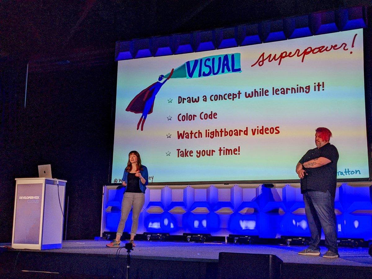 barton808's tweet image. @wiggitywhitney talks about what it means to be a visual learner and what to keep in mind #devweekcloud