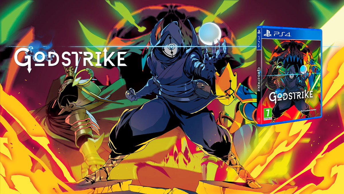 oldschoolboy2k's tweet photo. #Godstrike, el roguelite bullet-hell de los madrileños OverPowered Team, por fin en físico en PS4. https://t.co/EfX1KLYI3C