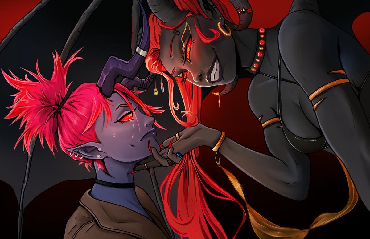 HannahFortune17's tweet photo. Hellooo! (づ｡◕‿‿◕｡)づ

I'm Hannah, a concept artist, designer, and illustrator from 🇺🇸, I make DnD artworks and character designs and I am currently working as Lead 2D Artist at @FearFX2 👈🏼 

#artistsontwitter https://t.co/4s5NgiStiu https://t.co/mVU2lfo7Ia