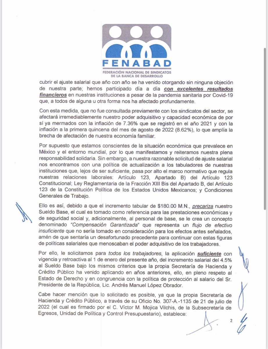 fenabadmx's tweet photo. Solicitamos la reconsideración de @Hacienda_Mexico en los “criterios generales para la actualización de tabuladores”,pues al implementarlos se precariza el salario base de las y los trabajadores.@R_Ramirez_O @LuisaAlcalde @JPDeBotton @LuisAntoRamirez @jorgemendozas https://t.co/m28TpCVJY4
