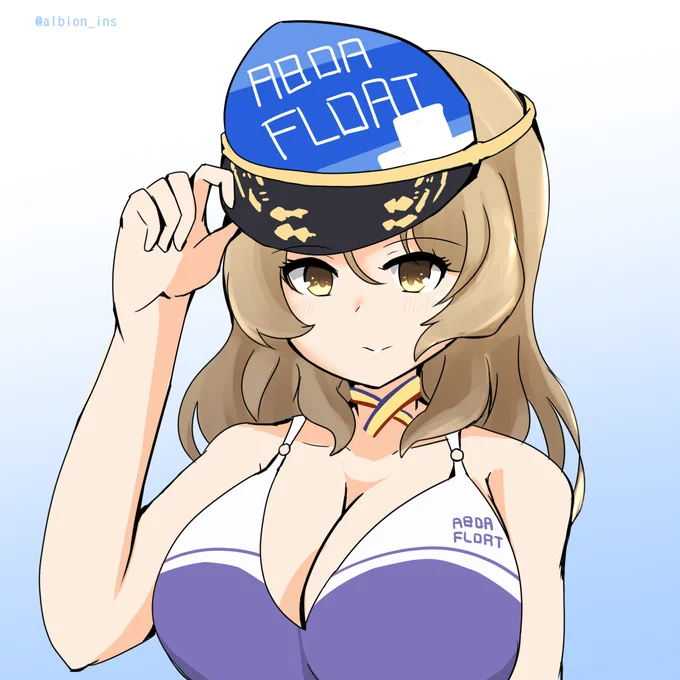 ヒューストン_水着Verです!1h50m#艦これ版深夜の真剣お絵描き60分一本勝負#艦これ版真剣お絵描き60分一本勝負_20220907 