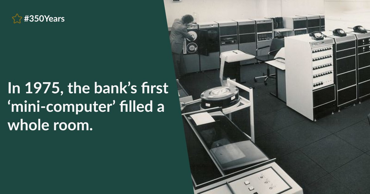 The earliest ‘cheque’ in our museum is dated 1676. Taking the form of an affectionate letter, Will Hale writes to his ‘loving friend’ Richard Hoare, requesting 54 pounds, 10 shillings and tenpence.

Read more about banking #tech through the ages: bit.ly/3JLqu3I
#350Years
